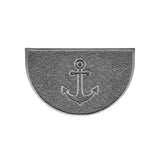 Nicoman Anchor Embossed Halfmoon Spaghetti Indoor/Outdoor Doormat