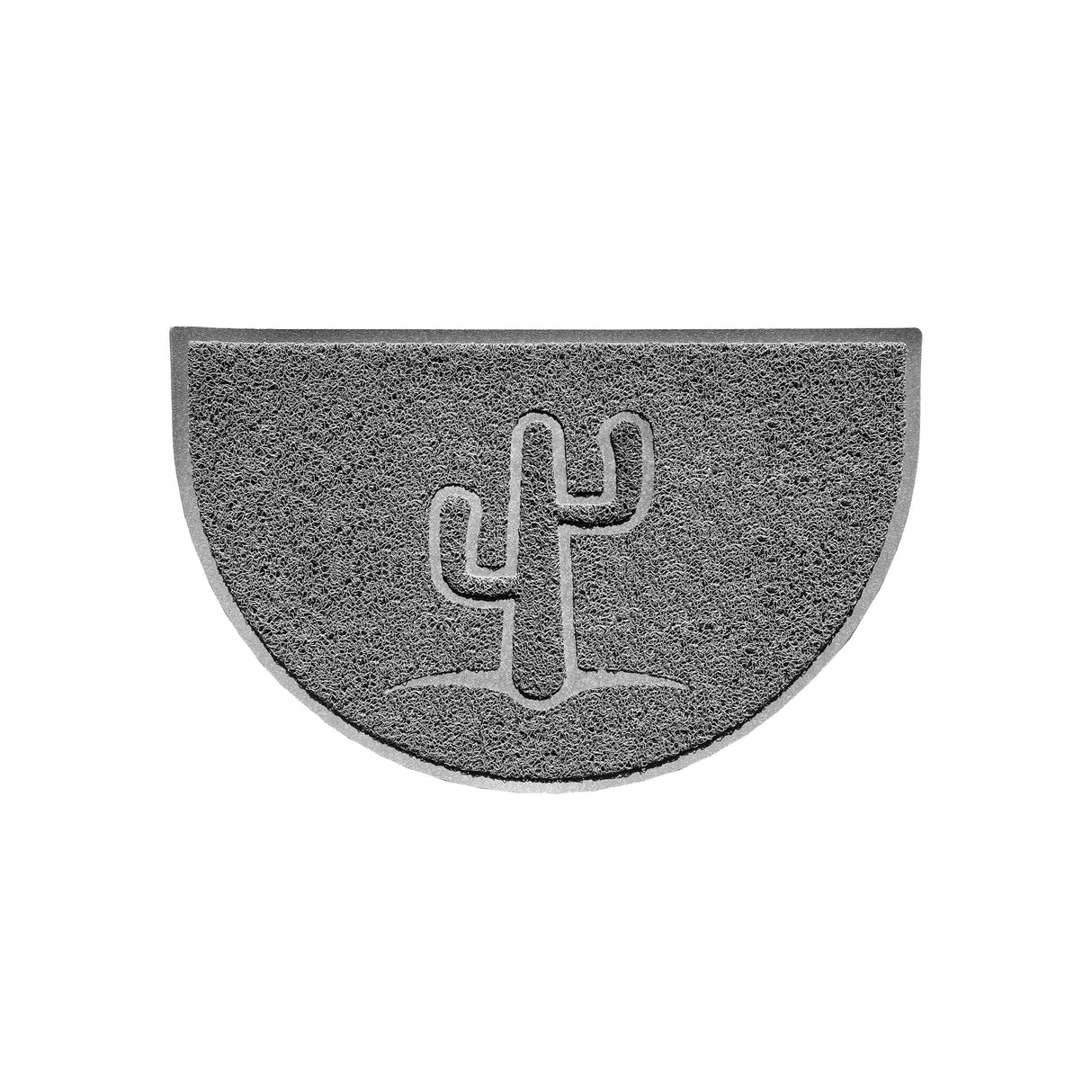 Nicoman Cactus Halfmoon Spaghetti Door Mat Non Slip PVC
