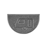 Nicoman Caravan Embossed Halfmoon Spaghetti Indoor/Outdoor Doormat