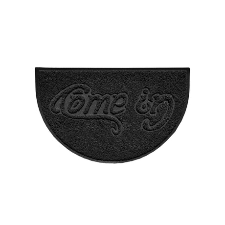 Nicoman Come In Embossed Halfmoon Spaghetti Indoor/Outdoor Doormat