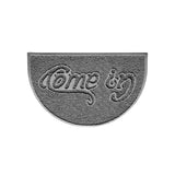 Nicoman Come In Embossed Halfmoon Spaghetti Indoor/Outdoor Doormat
