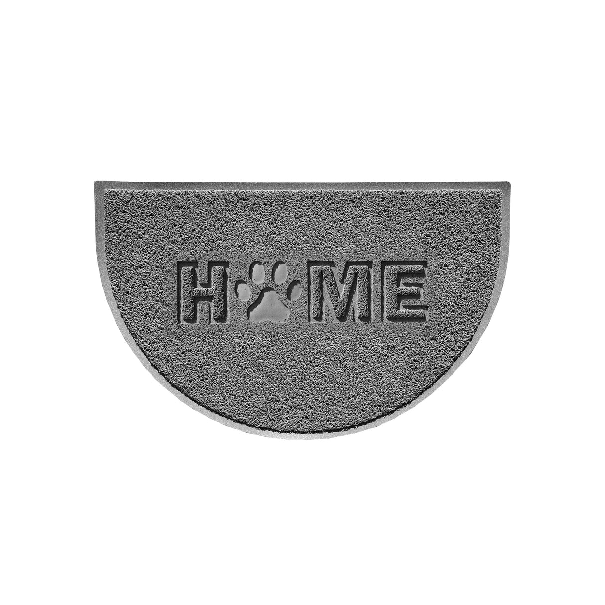 Home Paw Embossed Halfmoon Spaghetti Indoor/Outdoor Doormat | Nicoman