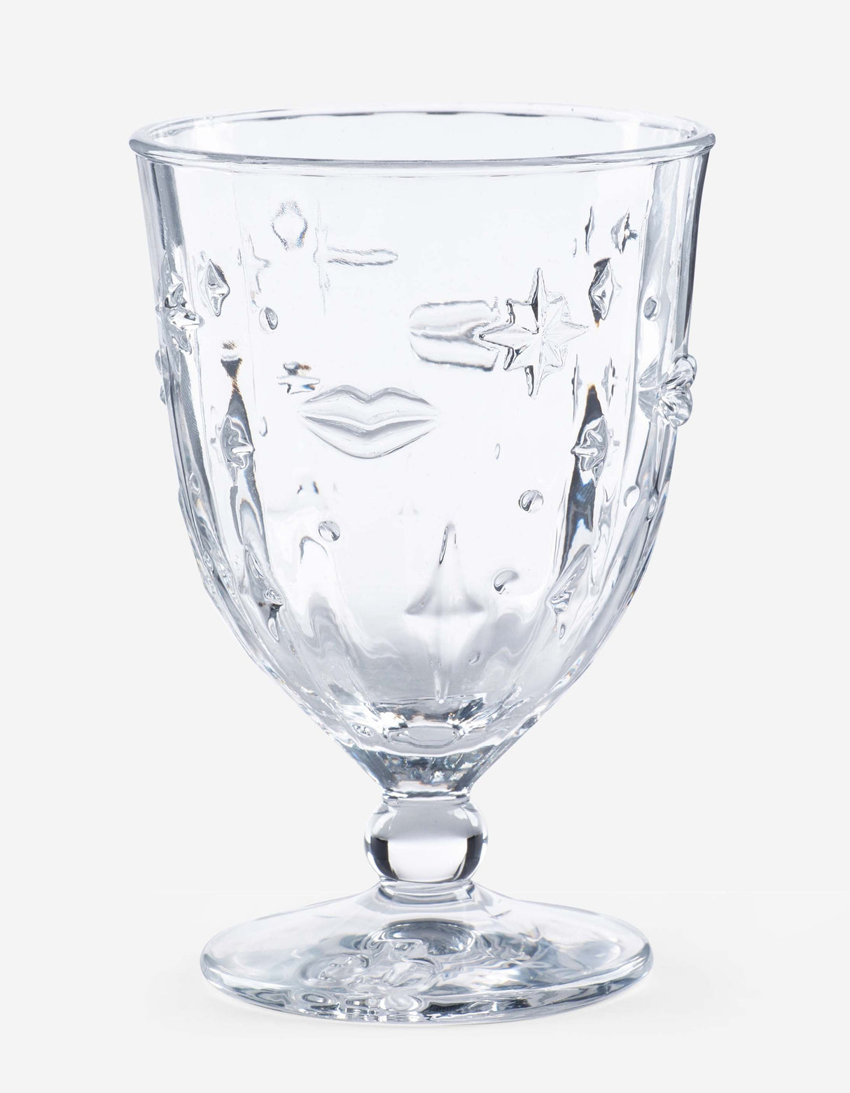 Eleanor Bowmer Lips & Stars Wine Glasses - Set of 4