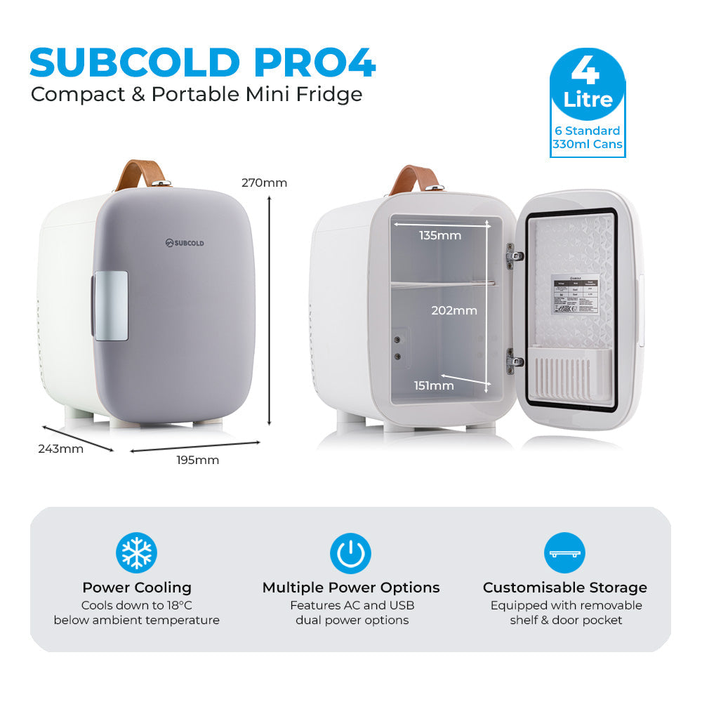 Subcold Pro Mini Fridge - 4L