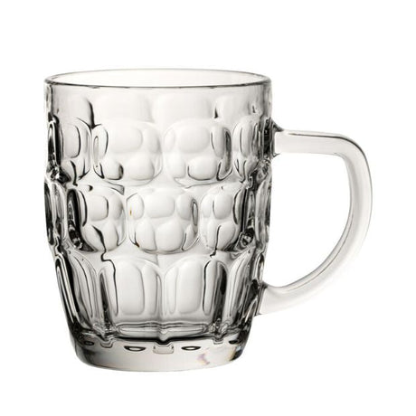 Glassware UK Dimple Glass Tankards 570ml - Set of 6