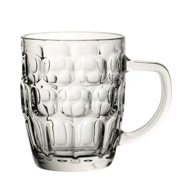 Glassware UK Dimple Glass Tankards 570ml - Set of 6