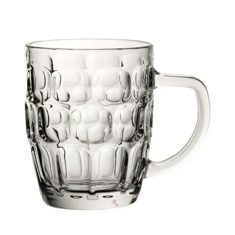 Glassware UK Dimple Glass Tankards 570ml - Set of 6