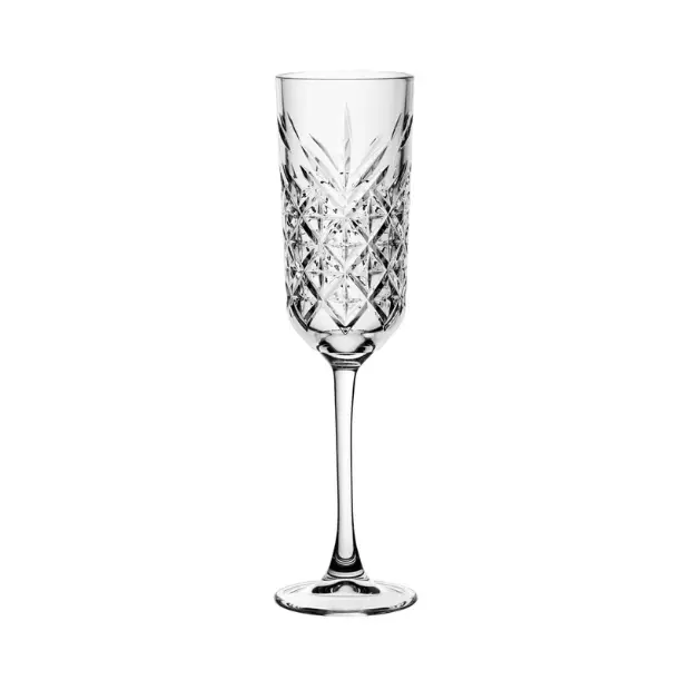 Glassware UK Timeless Vintage Glass Flute - 170ml