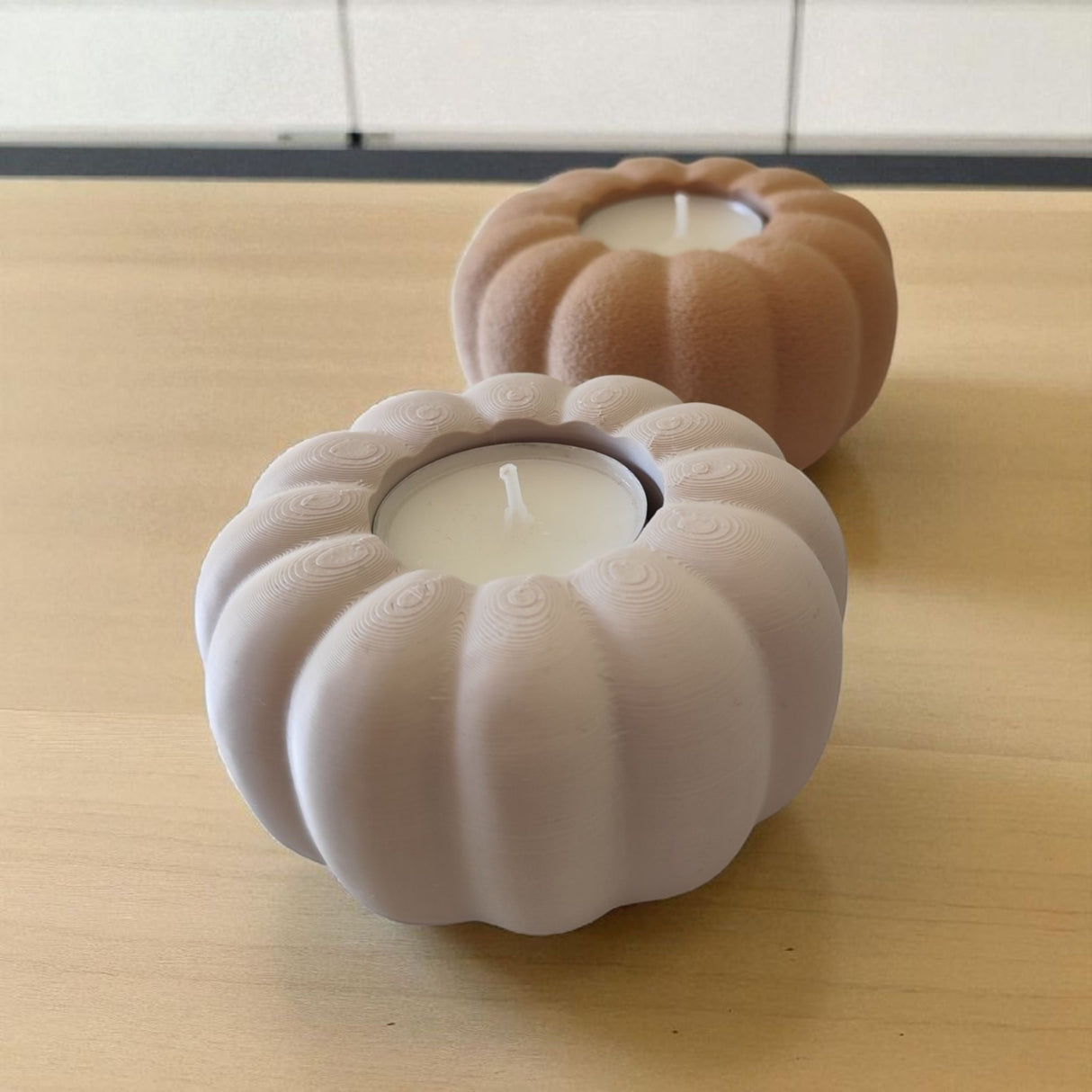 Filamora Studios Autumn Pumpkin Tealight Holder