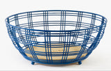 Sur La Table Blue Wire Fruit Bowl