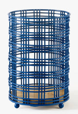 Sur La Table Blue Wire Utensil Pot