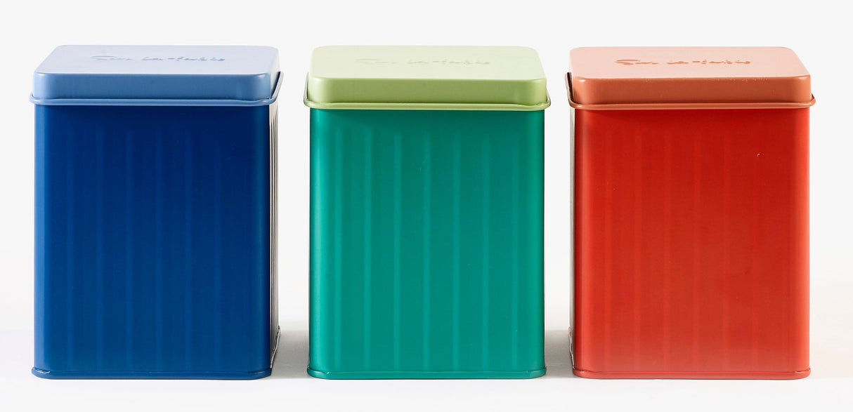 Sur La Table Set of 3 Storage Tins