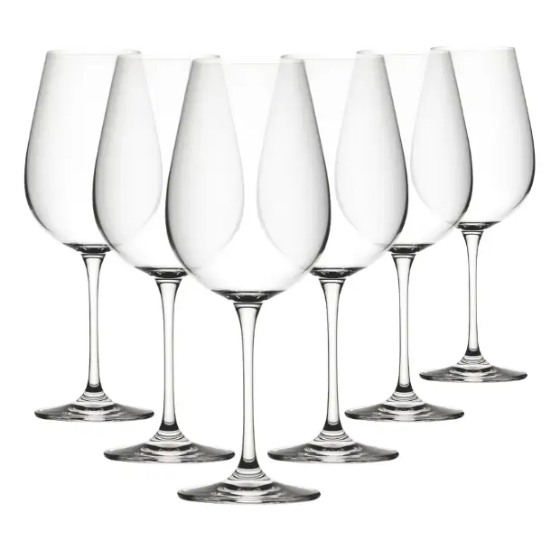Glassware UK Mississippi Wine Glasses 650ml - Set of 6