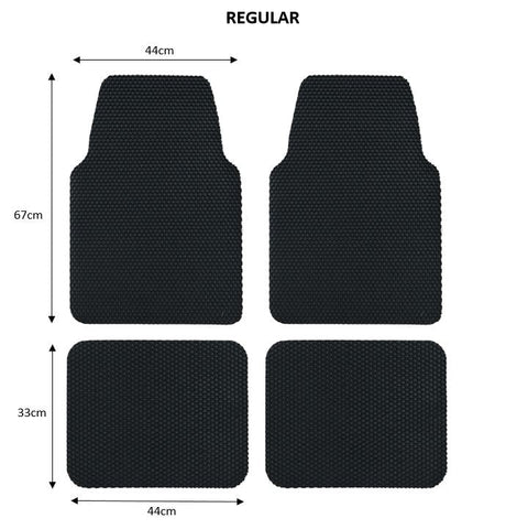 Nicoman Hex Dirt Catcher Car Mats 4Pc
