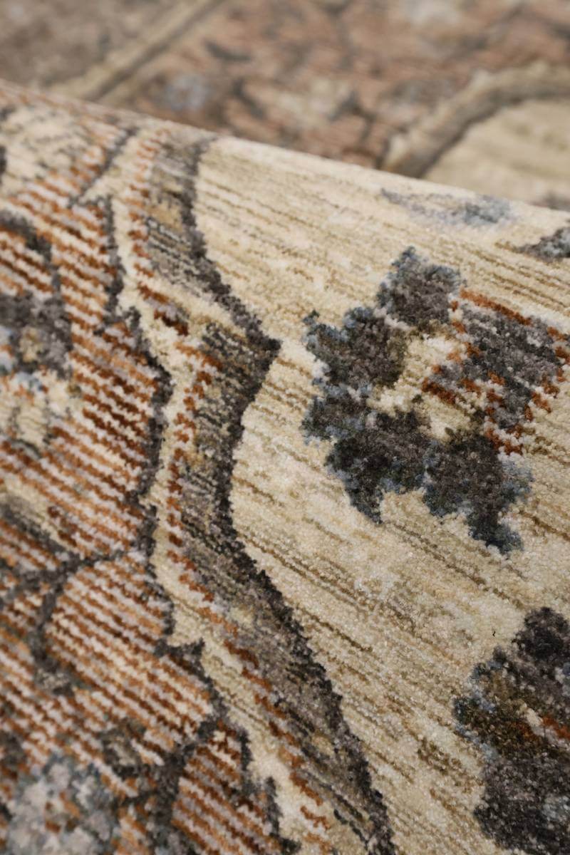 The Rugs Raja Medallion Vintage Rug Brown | Classic Heritage