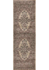 The Rugs Raja Medallion Vintage Rug Brown | Classic Heritage