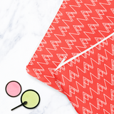 Shadowbright Red and White Make Up bag - 24cm x 19cm