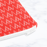 Shadowbright Red and White Make Up bag - 24cm x 19cm