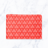 Shadowbright Red and White Make Up bag - 24cm x 19cm