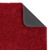 Washable Red Shaggy Rug - The Rugs