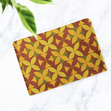Shadowbright Brown and Green Retro Make Up Bag - 24cm x 19cm