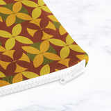 Shadowbright Brown and Green Retro Make Up Bag - 24cm x 19cm