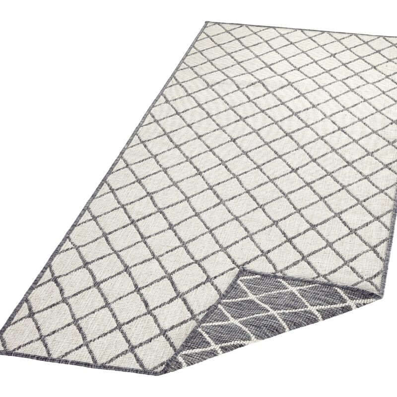 Reversible Indoor‑Outdoor Geometric Flatweave Rug by The Rugs