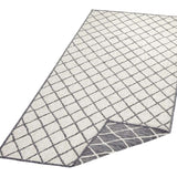 Reversible Indoor‑Outdoor Geometric Flatweave Rug by The Rugs