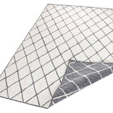 Reversible Indoor‑Outdoor Geometric Flatweave Rug by The Rugs