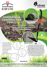Etree Cavic Garden Hoe / Bedding Shovel