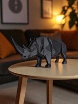 Filamora Studios 3D Printed Rhino Sculpture