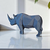 Filamora Studios 3D Printed Rhino Sculpture