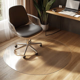 Round Chair Mat Hard Floor Transparent Frosted | Nicoman