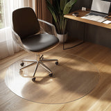 Round Chair Mat Hard Floor Transparent Frosted | Nicoman