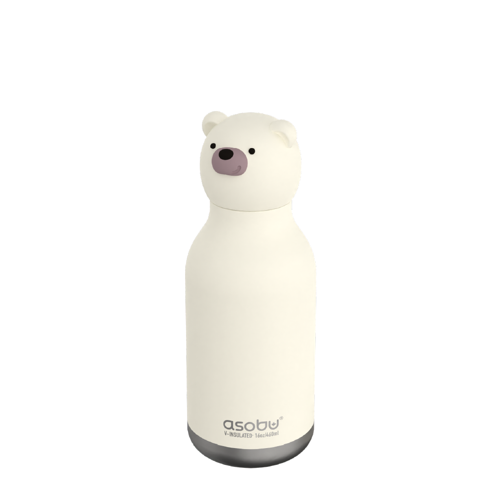 Asobu Teddy Bear Bestie Bottle, 460ml