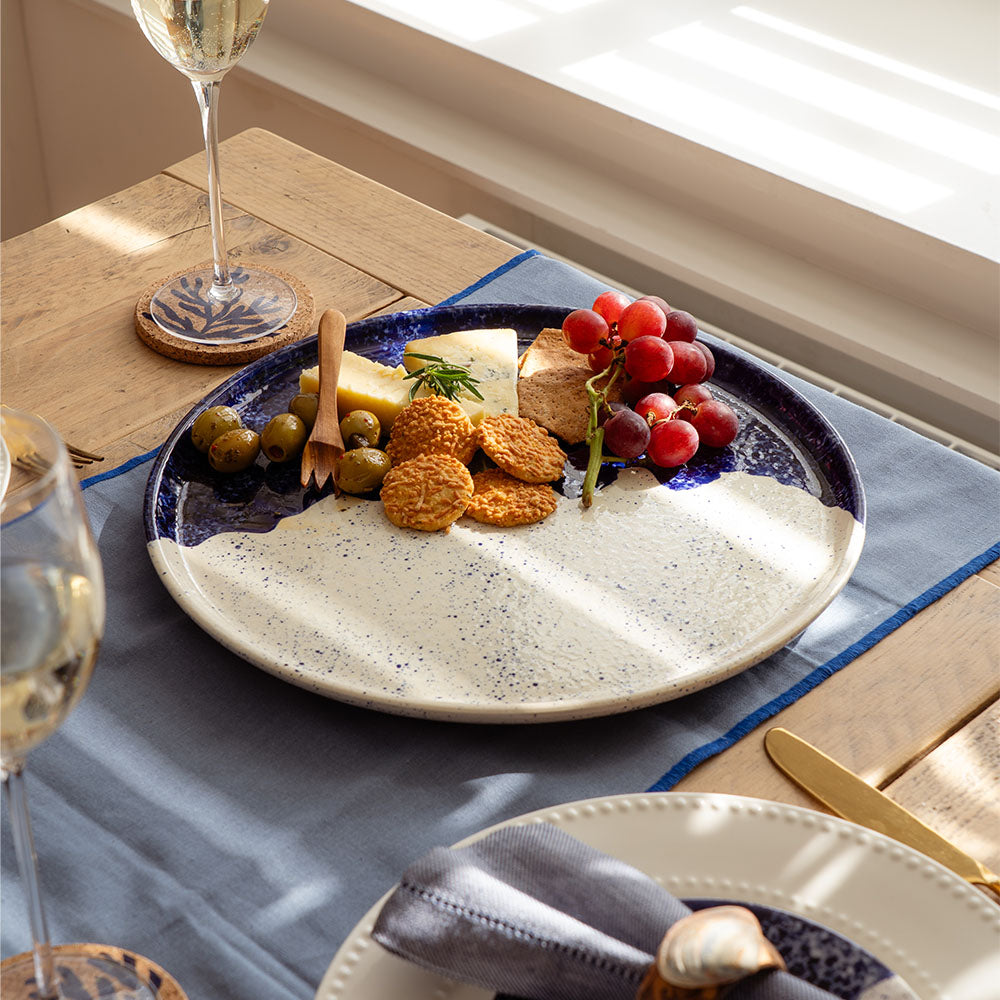 Selbrae House Wave Ceramic Plate - Large