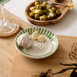 Selbrae House Green Stripe Ceramic Garlic Grater