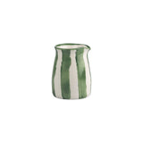 Selbrae House Green Stripe Small Ceramic Jug