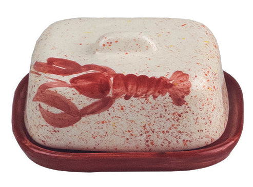 Selbrae House Red Lobster Mini Ceramic Butter Dish