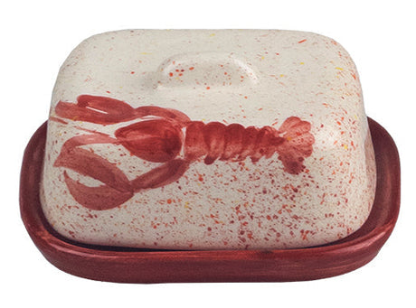 Selbrae House Red Lobster Mini Ceramic Butter Dish