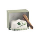 Selbrae House Flora Mini Ceramic Butter Dish & Knife Set