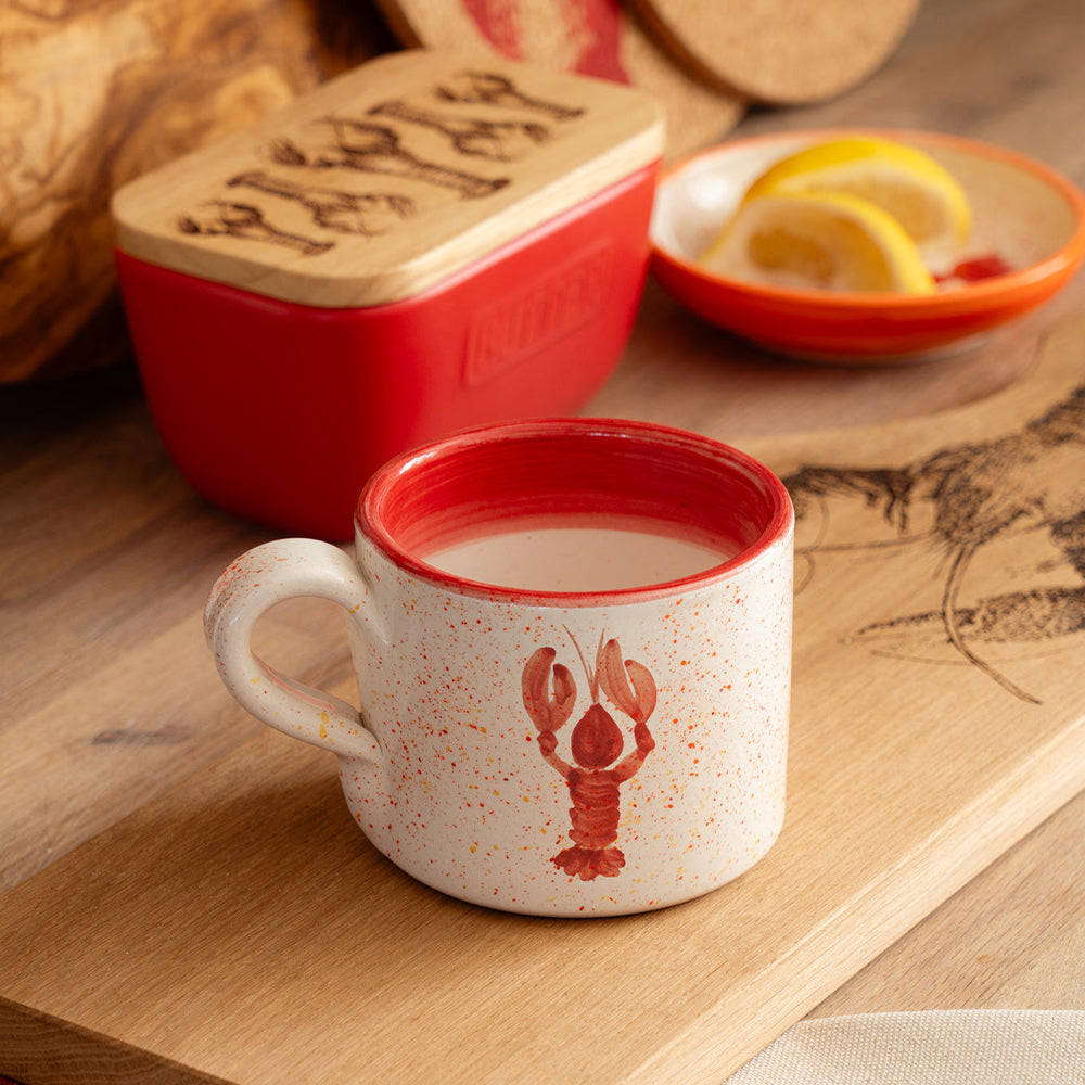 Selbrae House Red Lobster Large Ceramic Mug