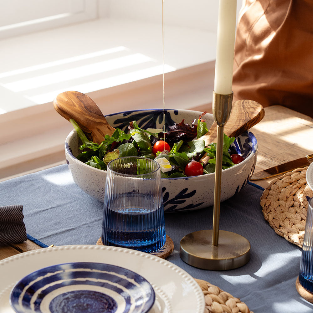 Selbrae House Coral Large Ceramic Salad Bowl