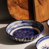 Selbrae House Stripe Ceramic Serving Bowl - Medium