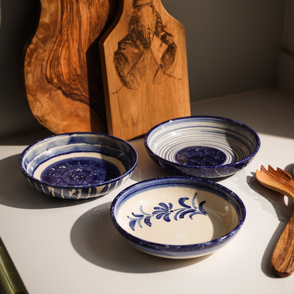 Selbrae House Stripe Ceramic Serving Bowl - Medium