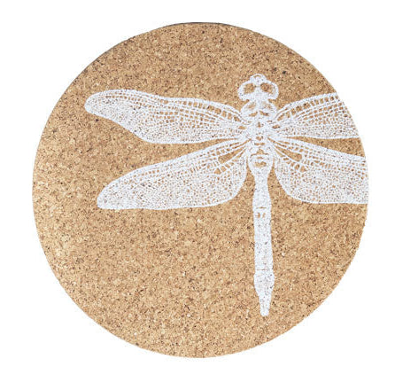 Selbrae House Dragonfly Single Cork Coaster