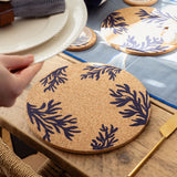 Selbrae House Blue Coral Cork Place Mat