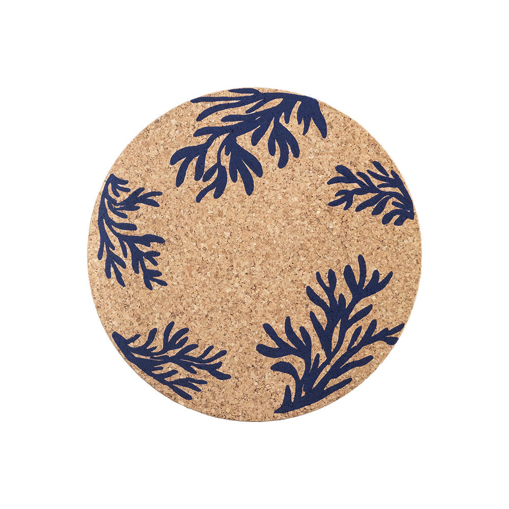 Selbrae House Blue Coral Cork Place Mat