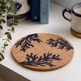 Selbrae House Blue Coral Cork Pot Stand