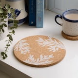 Selbrae House White Coral Cork Pot Stand